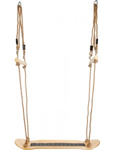 Skateboard-Schaukel – Robuste Holzschaukel für Kinder