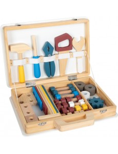Holz-Werkzeugkasten für Kinder „Werkstatt“ Holz-Werkzeugkasten für Kinder „Werkstatt“