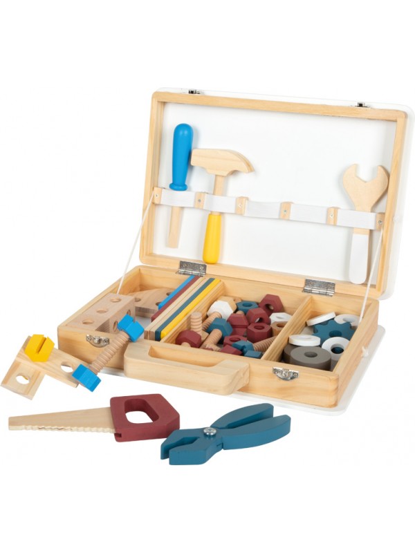 Holz-Werkzeugkasten für Kinder „Werkstatt“ Holz-Werkzeugkasten für Kinder „Werkstatt“