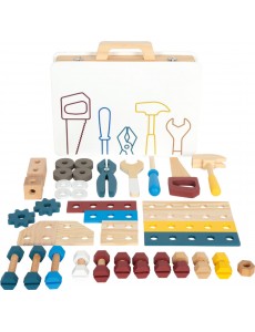Holz-Werkzeugkasten für Kinder „Werkstatt“ Holz-Werkzeugkasten für Kinder „Werkstatt“