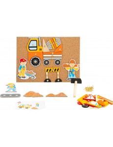 Kreatives Holzspiel – Baustelle oder Einhorn-Märchenwelt