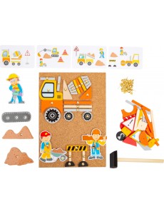 Kreatives Holzspiel – Baustelle oder Einhorn-Märchenwelt