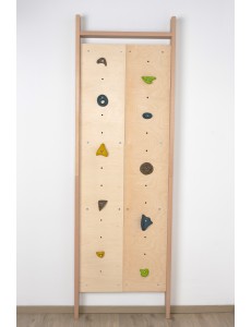 Climboo – Kletterwand aus Holz mit Klettergriffen