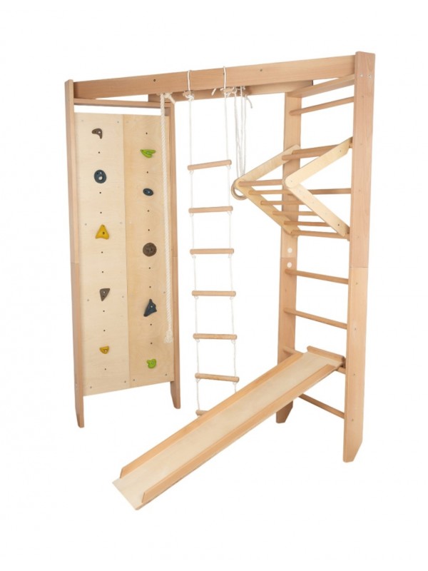 Eck-Kletterwand aus Massivholz – Ihr Familiensportbereich für Zuhause Eck-Kletterwand aus Massivholz – Ihr Familiensportbereich für Zuhause