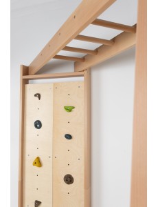 Eck-Kletterwand aus Massivholz – Ihr Familiensportbereich für Zuhause